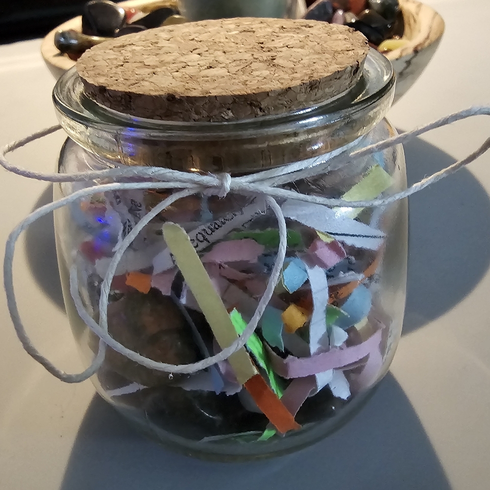 FUN Mystery Genuine Gemstone & Costume Jewelry Jar With Tumbles!